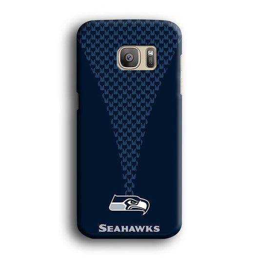 NFL Seattle Seahawks 001 Samsung Galaxy S7 Edge Case-Plastic / Full Wrap (3D Case)-Xtracase