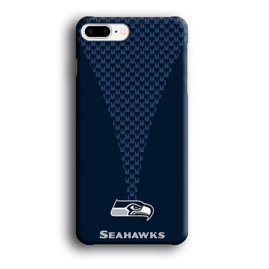 NFL Seattle Seahawks 001 iPhone 8 Plus Case-Plastic / Full Wrap (3D Case)-Xtracase