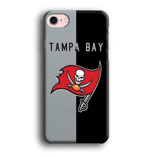 NFL Tampa Bay Buccaneers 001 iPhone 7 Case-Plastic / Full Wrap (3D Case)-Xtracase