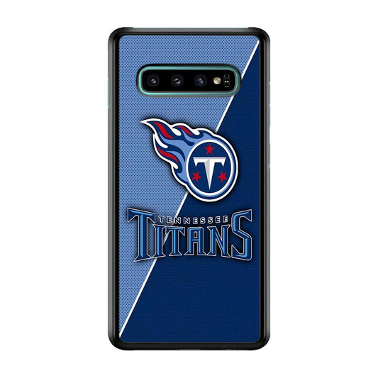 NFL Tennessee Titans 001 Samsung Galaxy S10 Case-Plastic / Full Wrap (3D Case)-Xtracase