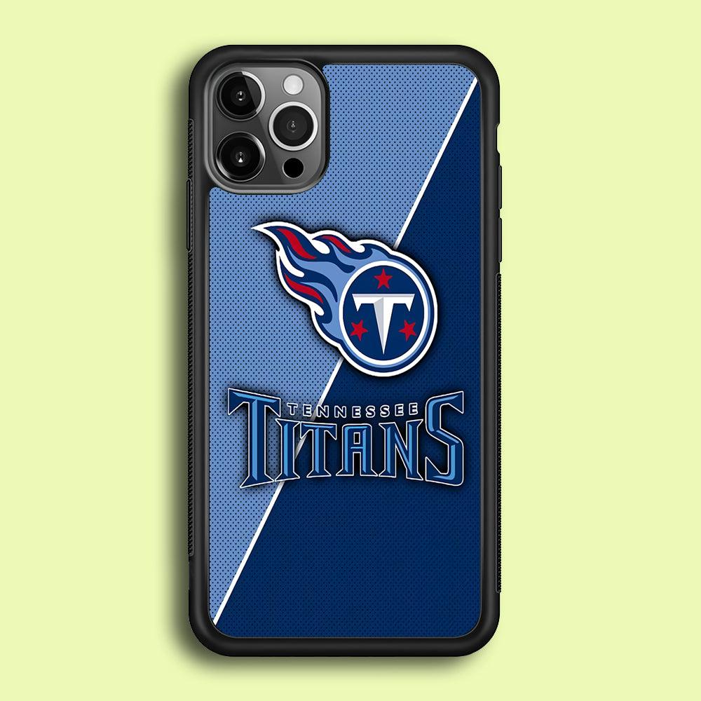NFL Tennessee Titans 001 iPhone 12 Pro Case-Rubber / Black (2D Case)-Xtracase