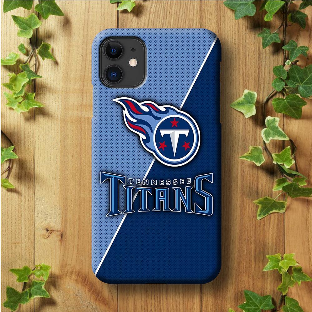 NFL Tennessee Titans 001 iPhone 11 Case-Plastic / Full Wrap (3D Case)-Xtracase