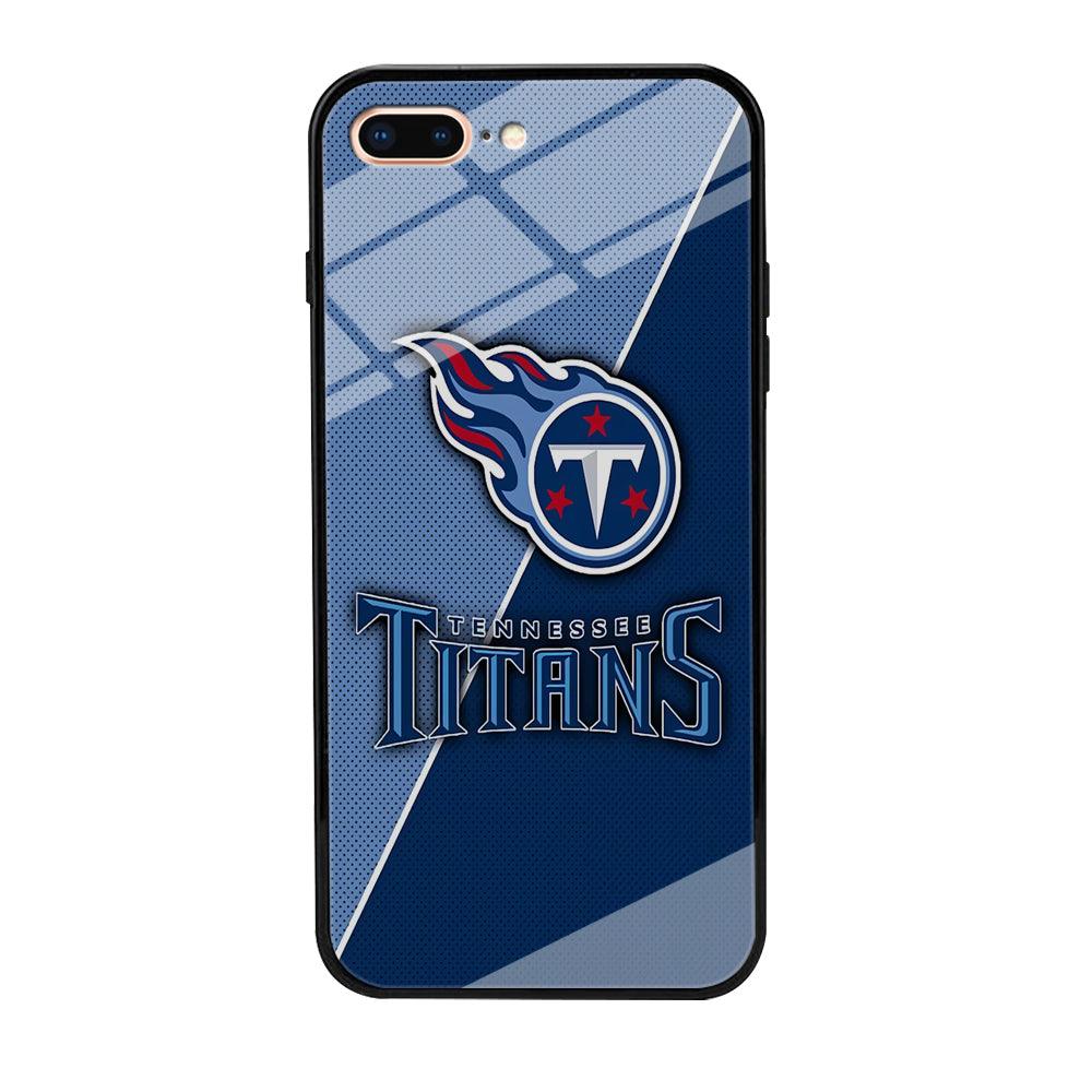 NFL Tennessee Titans 001 iPhone 8 Plus Case-Tempered Glass Case-Xtracase