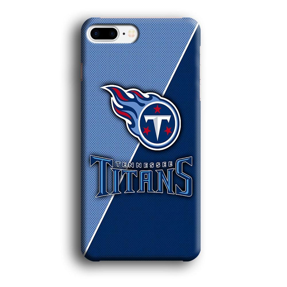 NFL Tennessee Titans 001 iPhone 8 Plus Case-Plastic / Full Wrap (3D Case)-Xtracase