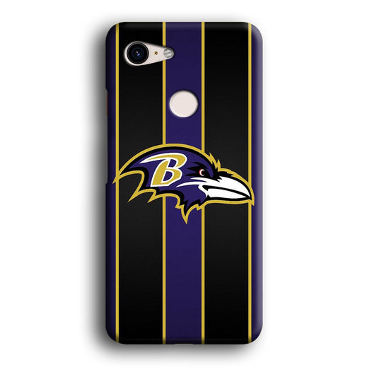 NFL Baltimore Ravens 001 Google Pixel 3 XL 3D Case