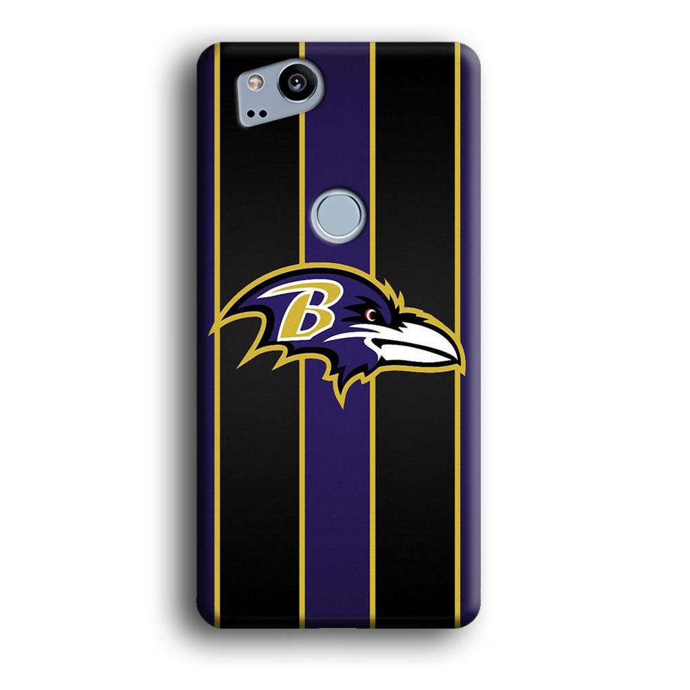 NFL Baltimore Ravens 001 Google Pixel 2 3D Case-Xtracase