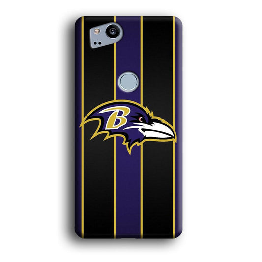 NFL Baltimore Ravens 001 Google Pixel 2 3D Case-Xtracase