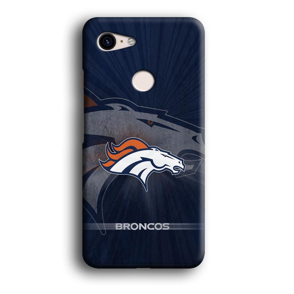 NFL Denver Broncos 001 Google Pixel 3 3D Case-Xtracase