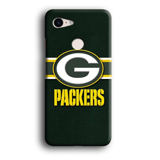 NFL Green Bay Packers 001 Google Pixel 3 3D Case-Xtracase