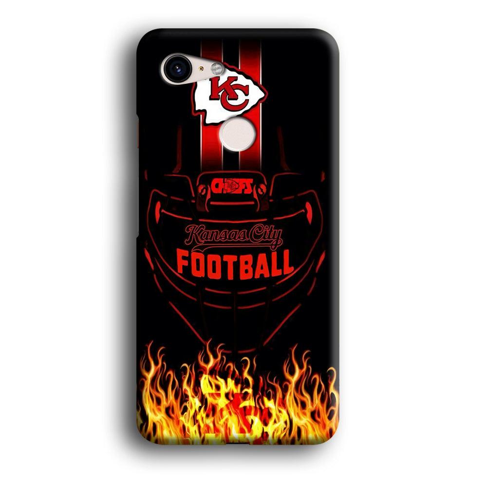 NFL Kansas City Chiefs 001 Google Pixel 3 3D Case-Xtracase