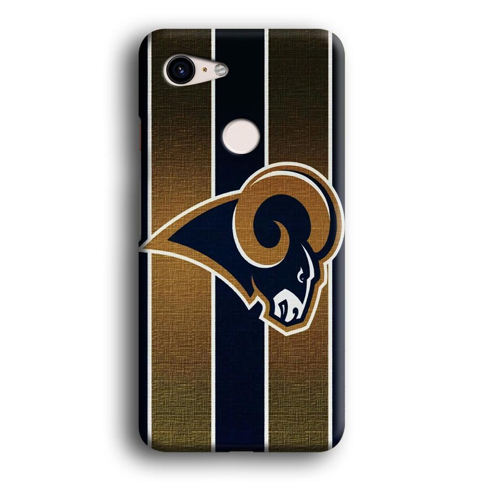 NFL Los Angeles Rams 001 Google Pixel 3 3D Case-Xtracase