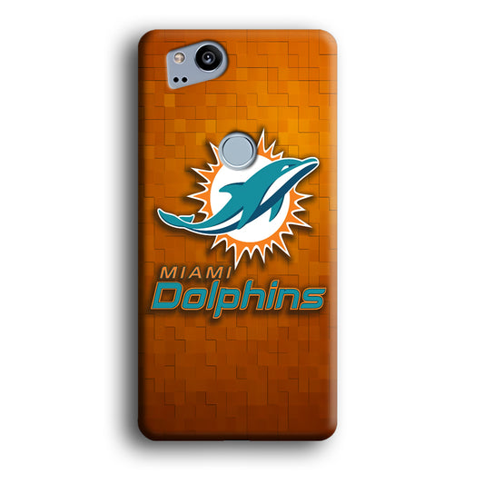 NFL Miami Dolphins 001 Google Pixel 2 3D Case