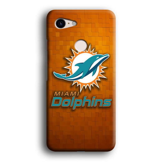 NFL Miami Dolphins 001 Google Pixel 3 XL 3D Case-Xtracase