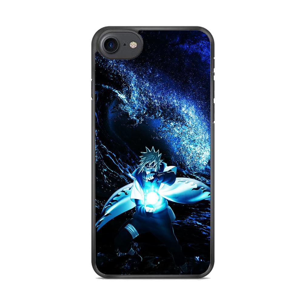 Namikaze Minato Rasengan iPhone 8 Case-Rubber / Black (2D Case)-Xtracase