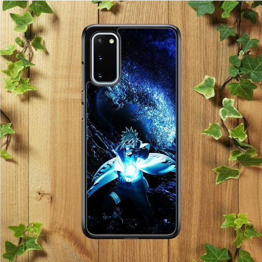Namikaze Minato Rasengan Samsung Galaxy S20 Case-Rubber / White (2D Case)-Xtracase