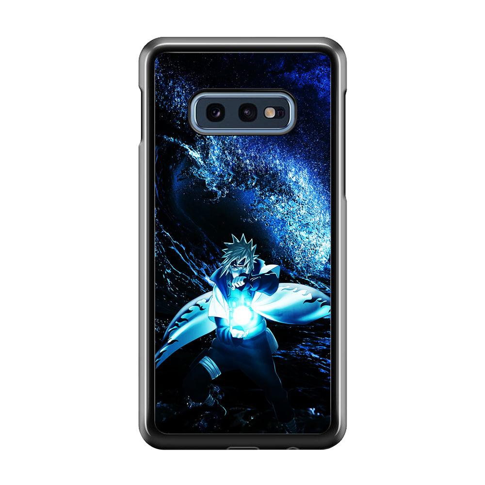 Namikaze Minato Rasengan Samsung Galaxy S10E Case-Rubber / White (2D Case)-Xtracase