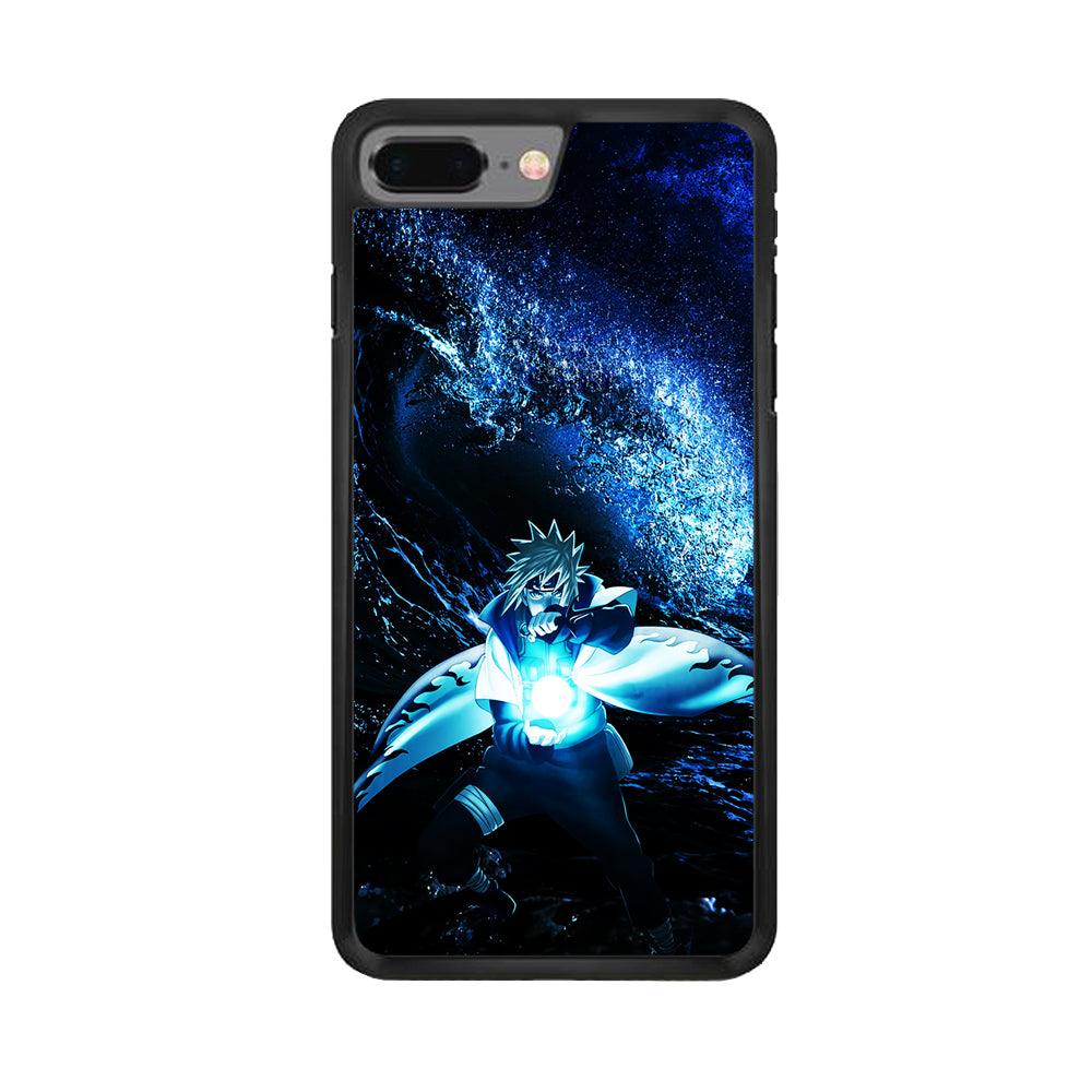 Namikaze Minato Rasengan iPhone 8 Plus Case-Rubber / Black (2D Case)-Xtracase