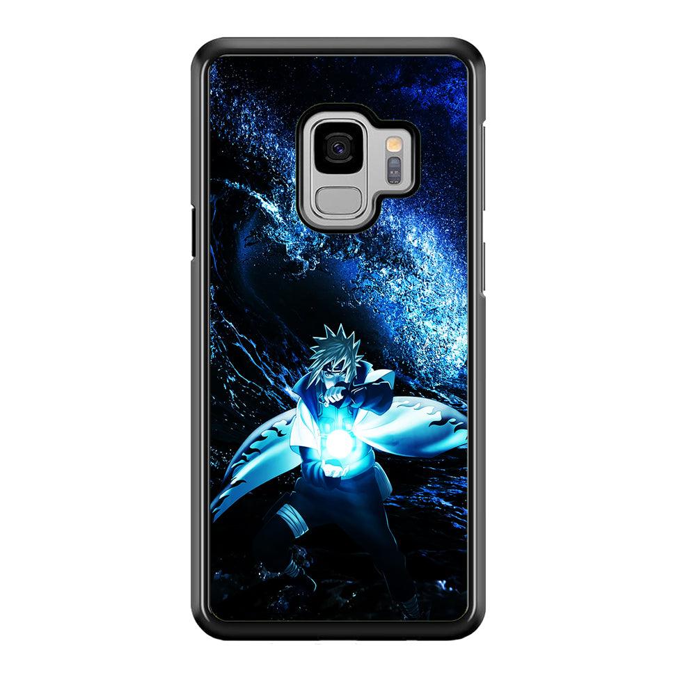 Namikaze Minato Rasengan Samsung Galaxy S9 Case-Rubber / Black (2D Case)-Xtracase