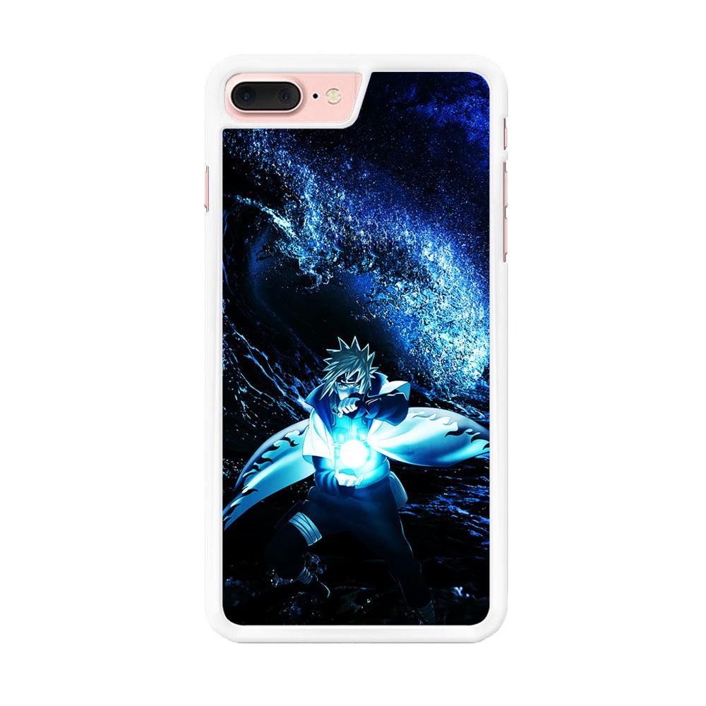 Namikaze Minato Rasengan iPhone 8 Plus Case-Rubber / White (2D Case)-Xtracase