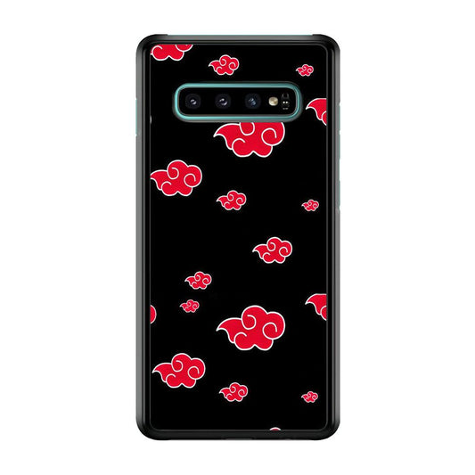 Naruto - Akatsuki Symbol Samsung Galaxy S10 Plus Case-Plastic / Full Wrap (3D Case)-Xtracase