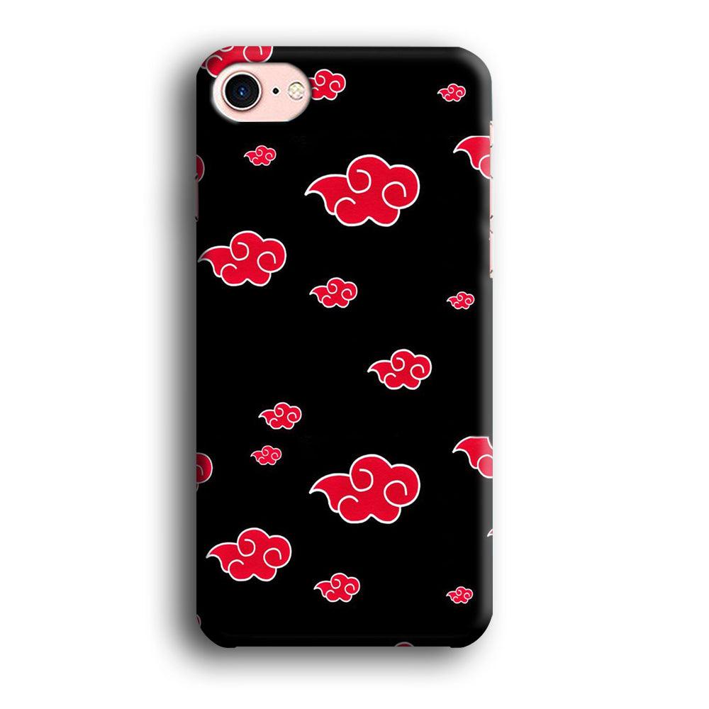 Naruto - Akatsuki Symbol iPhone SE 2020 Case-Plastic / Full Wrap (3D Case)-Xtracase