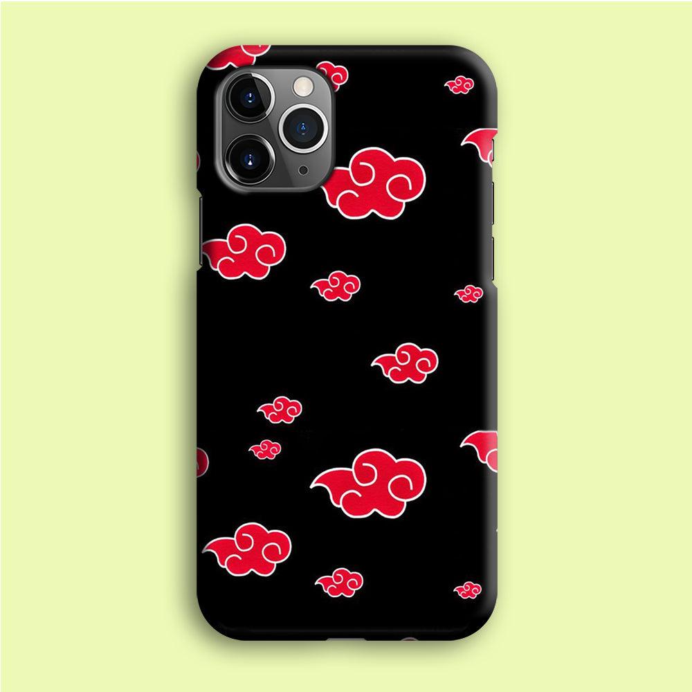 Naruto - Akatsuki Symbol iPhone 12 Pro Case-Plastic / Full Wrap (3D Case)-Xtracase