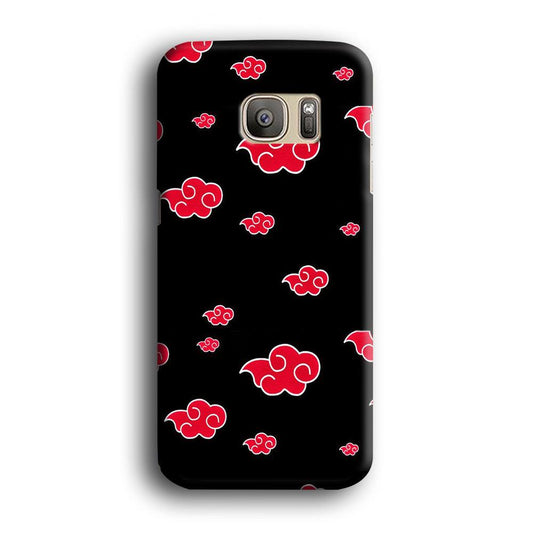 Naruto - Akatsuki Symbol Samsung Galaxy S7 Edge Case-Plastic / Full Wrap (3D Case)-Xtracase