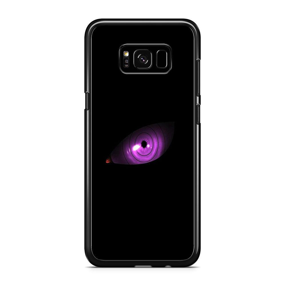 Naruto - Eye Rinnegan Samsung Galaxy S8 Case-Rubber / Black (2D Case)-Xtracase