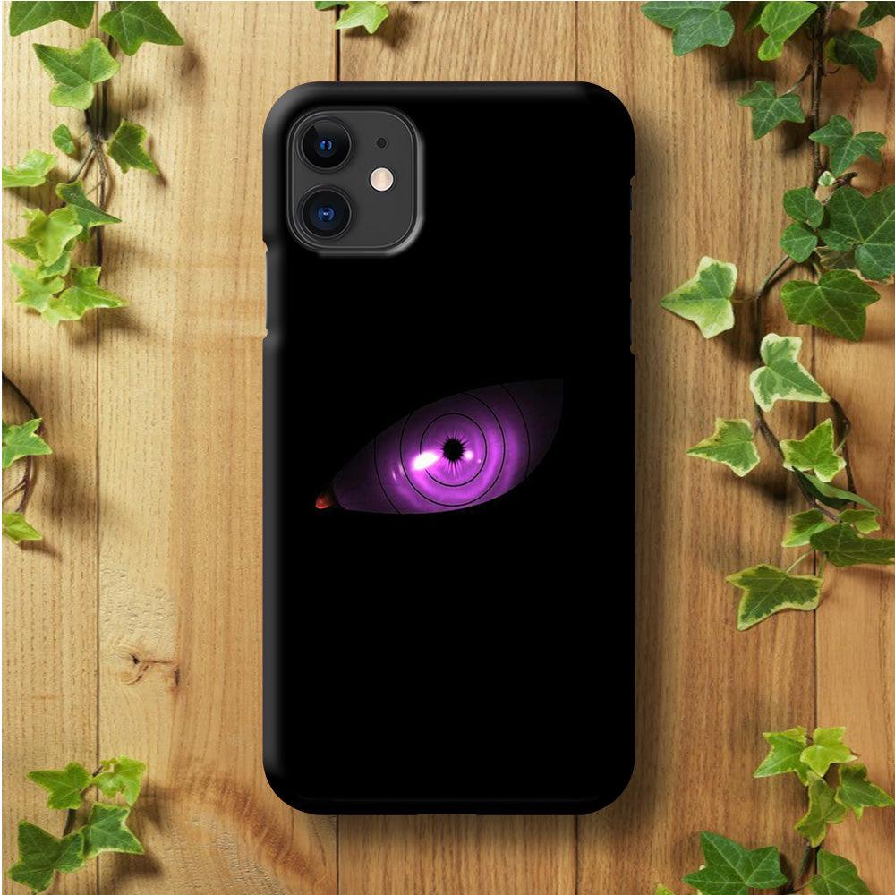 Naruto - Eye Rinnegan iPhone 11 Case-Plastic / Full Wrap (3D Case)-Xtracase