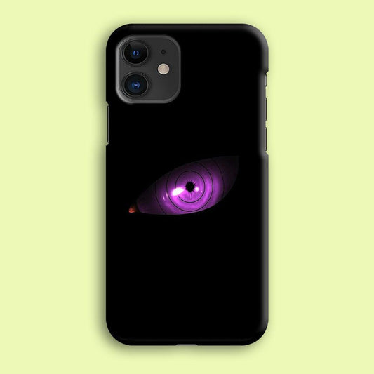 Naruto - Eye Rinnegan iPhone 12 Mini Case-Plastic / Full Wrap (3D Case)-Xtracase