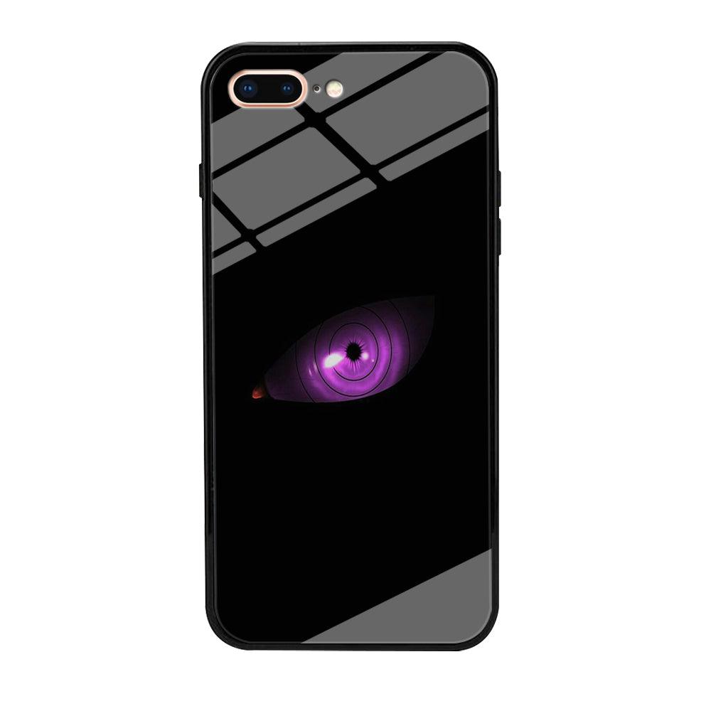 Naruto - Eye Rinnegan iPhone 8 Plus Case-Tempered Glass Case-Xtracase