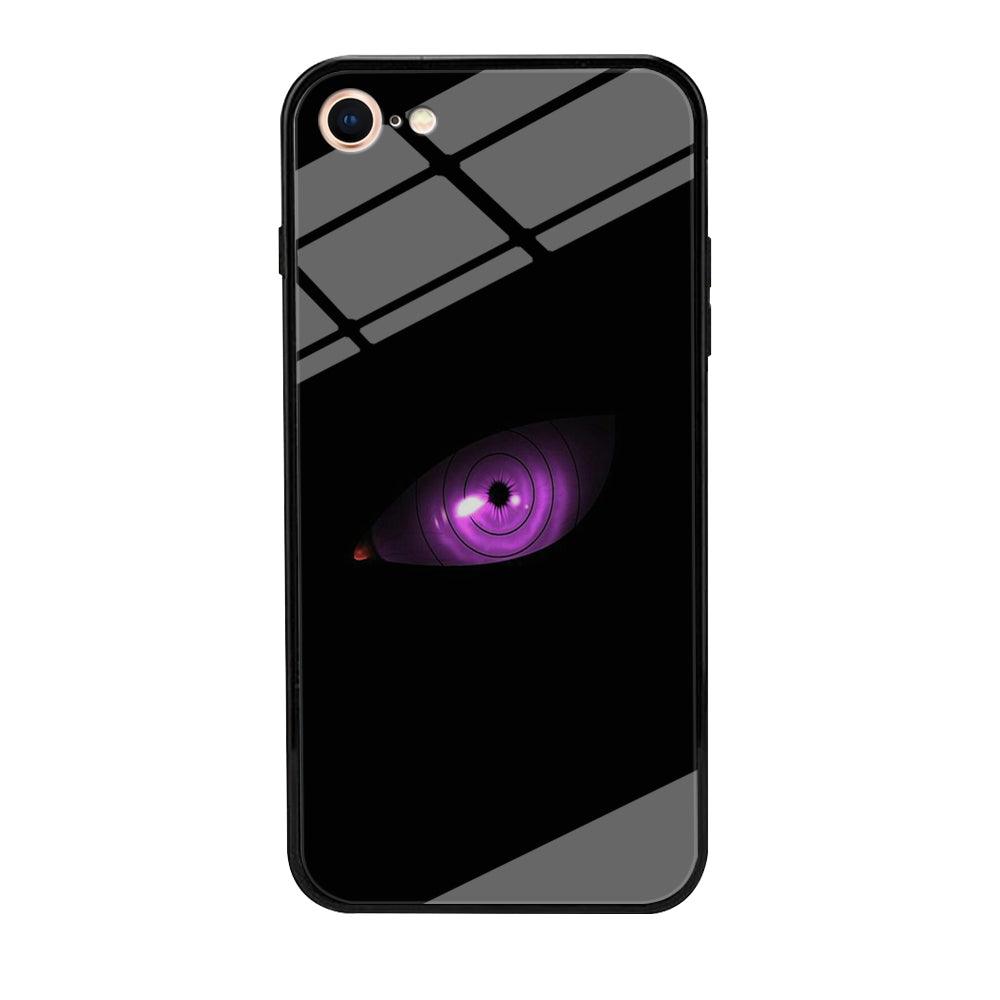 Naruto - Eye Rinnegan iPhone 8 Case-Tempered Glass Case-Xtracase