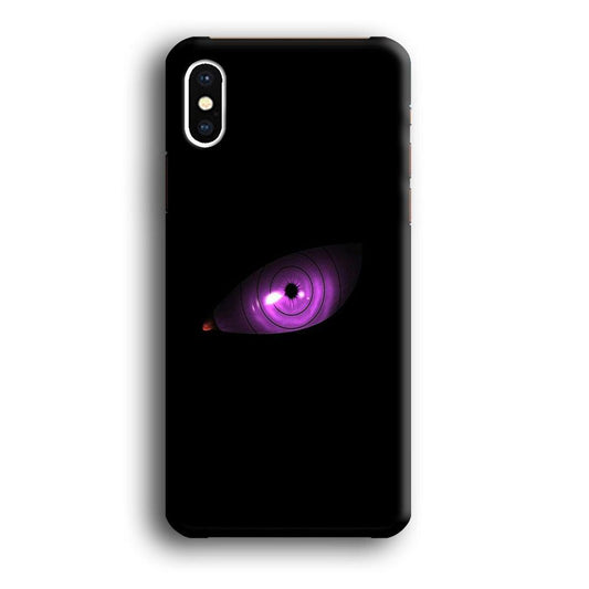 Naruto - Eye Rinnegan iPhone X Case-Plastic / Full Wrap (3D Case)-Xtracase