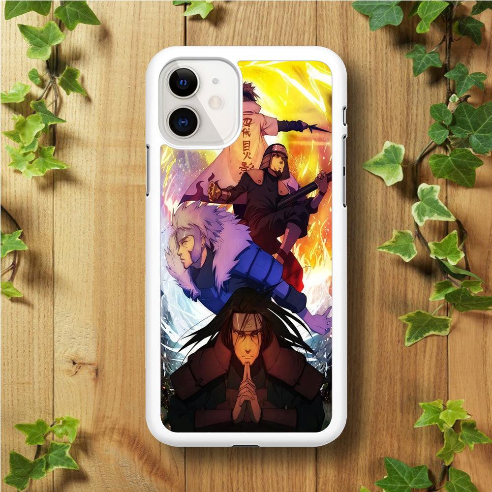 Naruto - Hokage iPhone 11 Case-Rubber / White (2D Case)-Xtracase