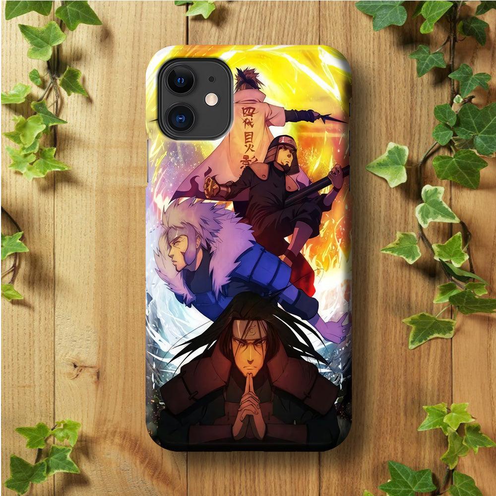 Naruto - Hokage iPhone 11 Case-Plastic / Full Wrap (3D Case)-Xtracase