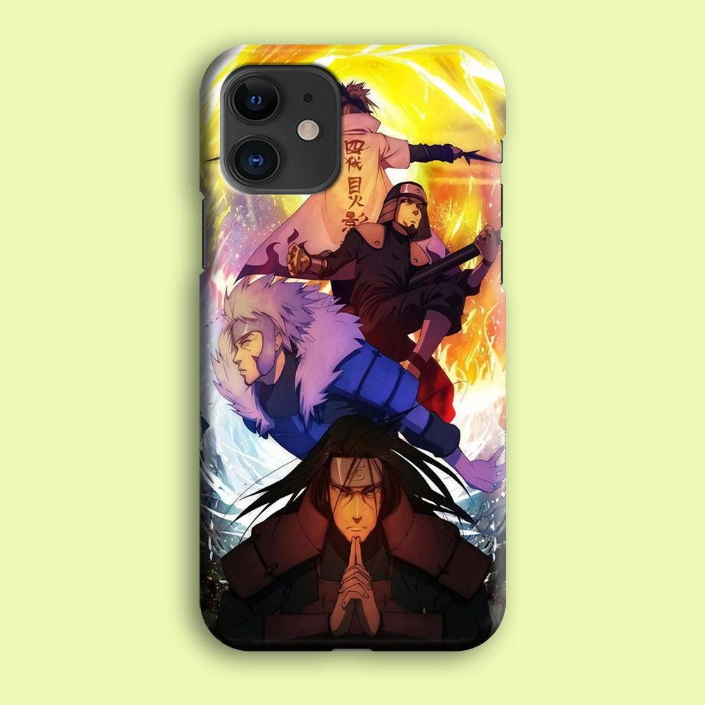 Naruto - Hokage iPhone 12 Mini Case-Plastic / Full Wrap (3D Case)-Xtracase