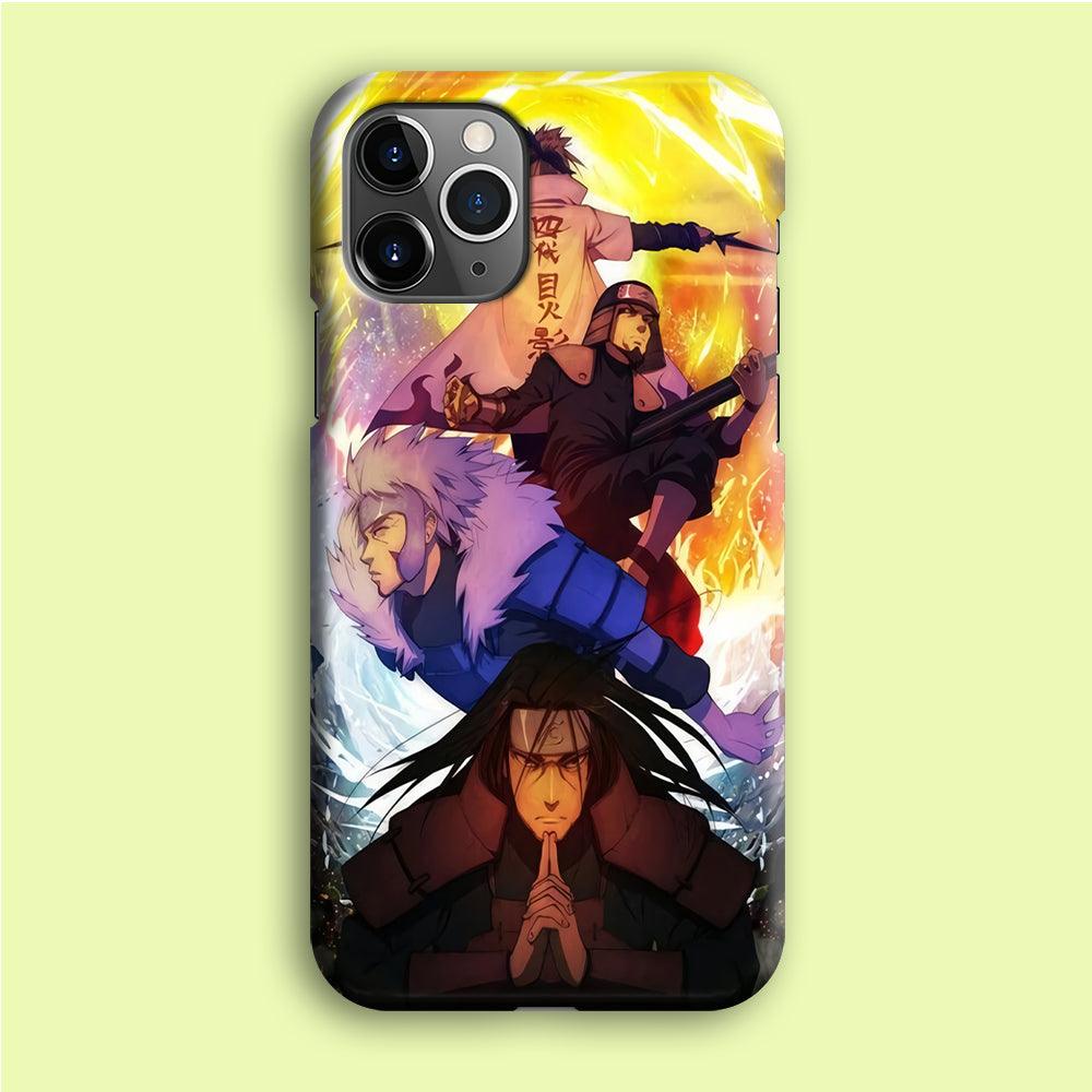 Naruto - Hokage iPhone 12 Pro Case-Plastic / Full Wrap (3D Case)-Xtracase