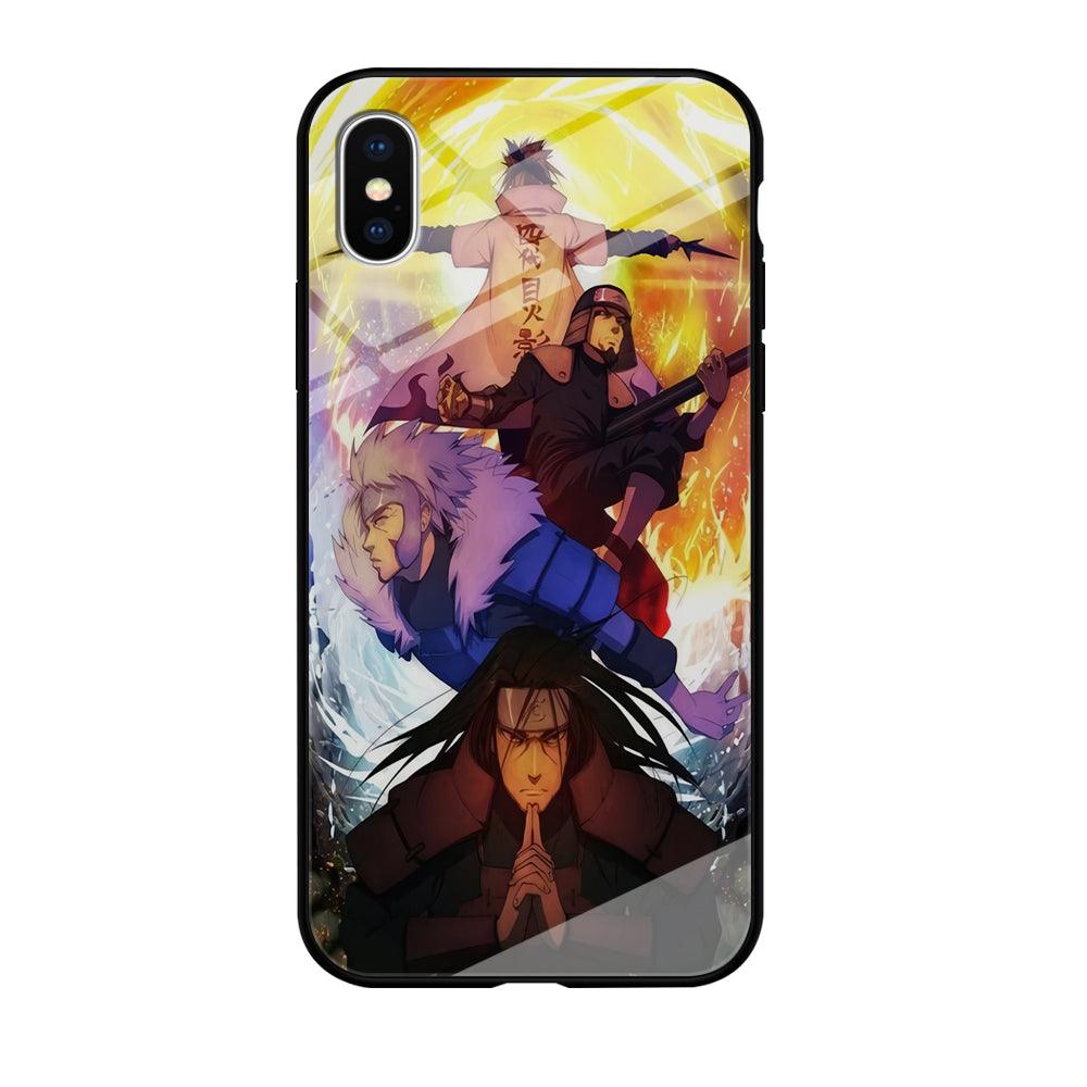 Naruto - Hokage iPhone Xs Max Case-Tempered Glass Case-Xtracase