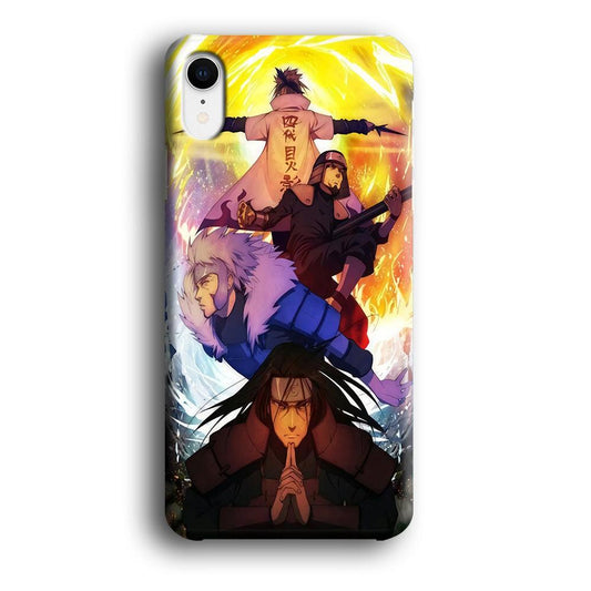 Naruto - Hokage iPhone XR Case-Plastic / Full Wrap (3D Case)-Xtracase
