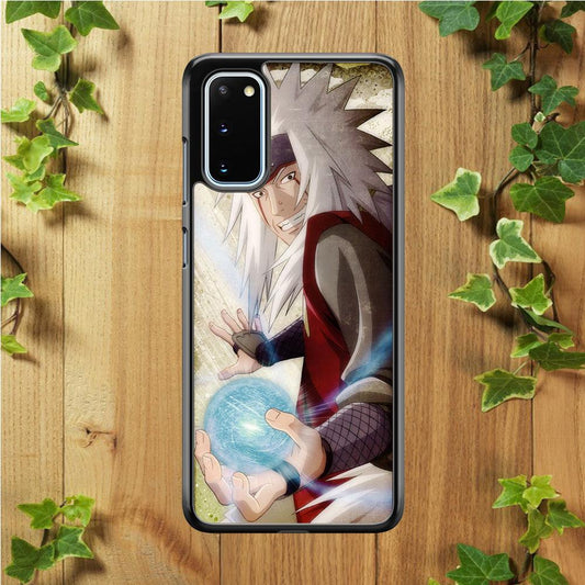 Naruto - Jiraiya Samsung Galaxy S20 Case-Rubber / White (2D Case)-Xtracase