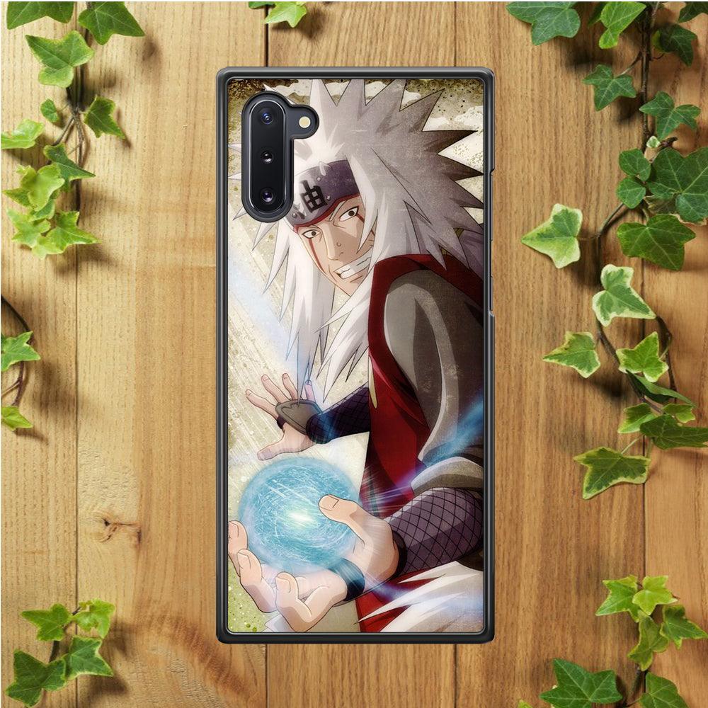 Naruto - Jiraiya Samsung Galaxy Note 10 Case-Rubber / Black (2D Case)-Xtracase