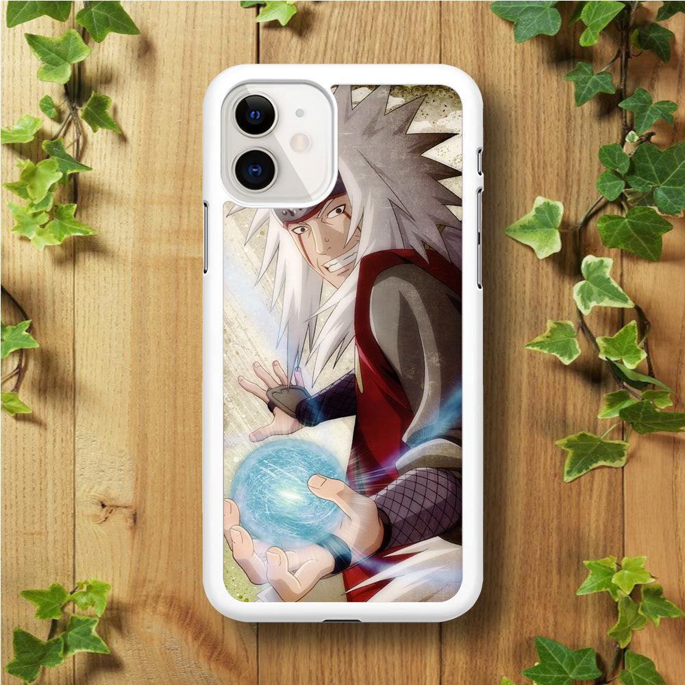 Naruto - Jiraiya iPhone 11 Case-Rubber / White (2D Case)-Xtracase