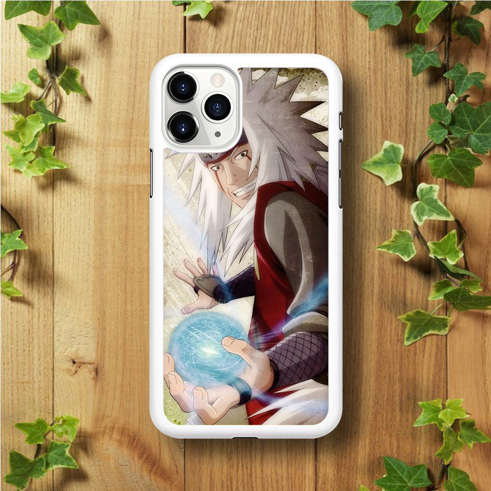 Naruto - Jiraiya iPhone 11 Pro Case-Rubber / White (2D Case)-Xtracase