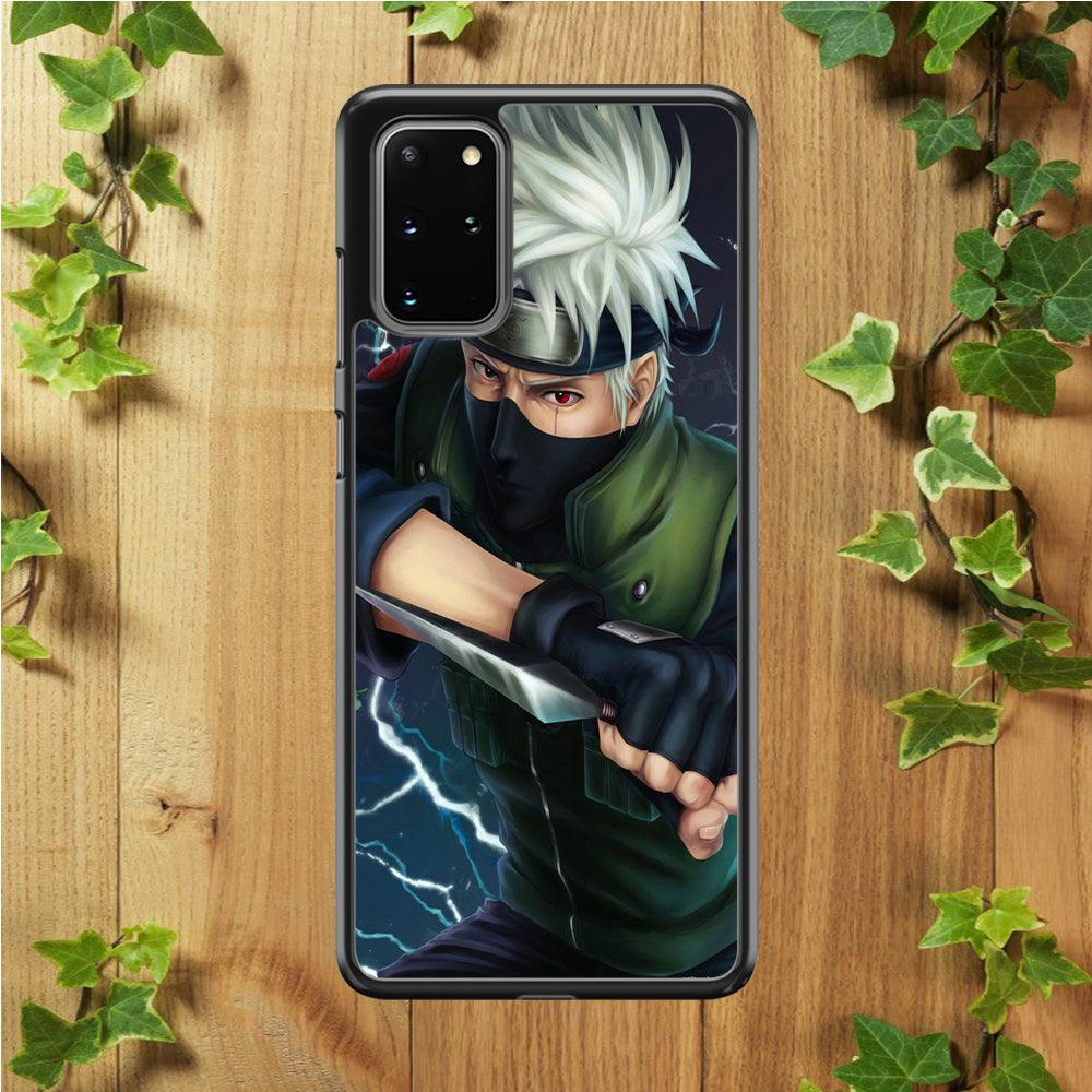 Naruto - Kakashi Hatake Samsung Galaxy S20 Plus Case-Rubber / White (2D Case)-Xtracase