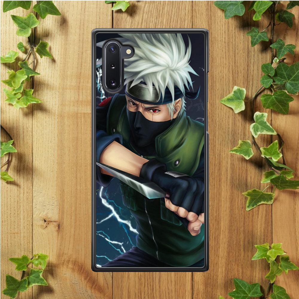 Naruto - Kakashi Hatake Samsung Galaxy Note 10 Case-Rubber / White (2D Case)-Xtracase