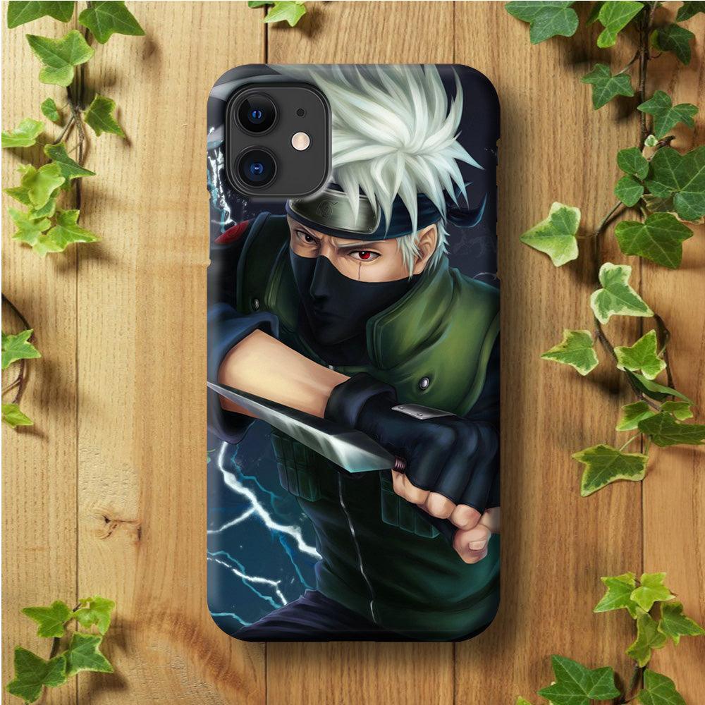 Naruto - Kakashi Hatake iPhone 11 Case-Plastic / Full Wrap (3D Case)-Xtracase