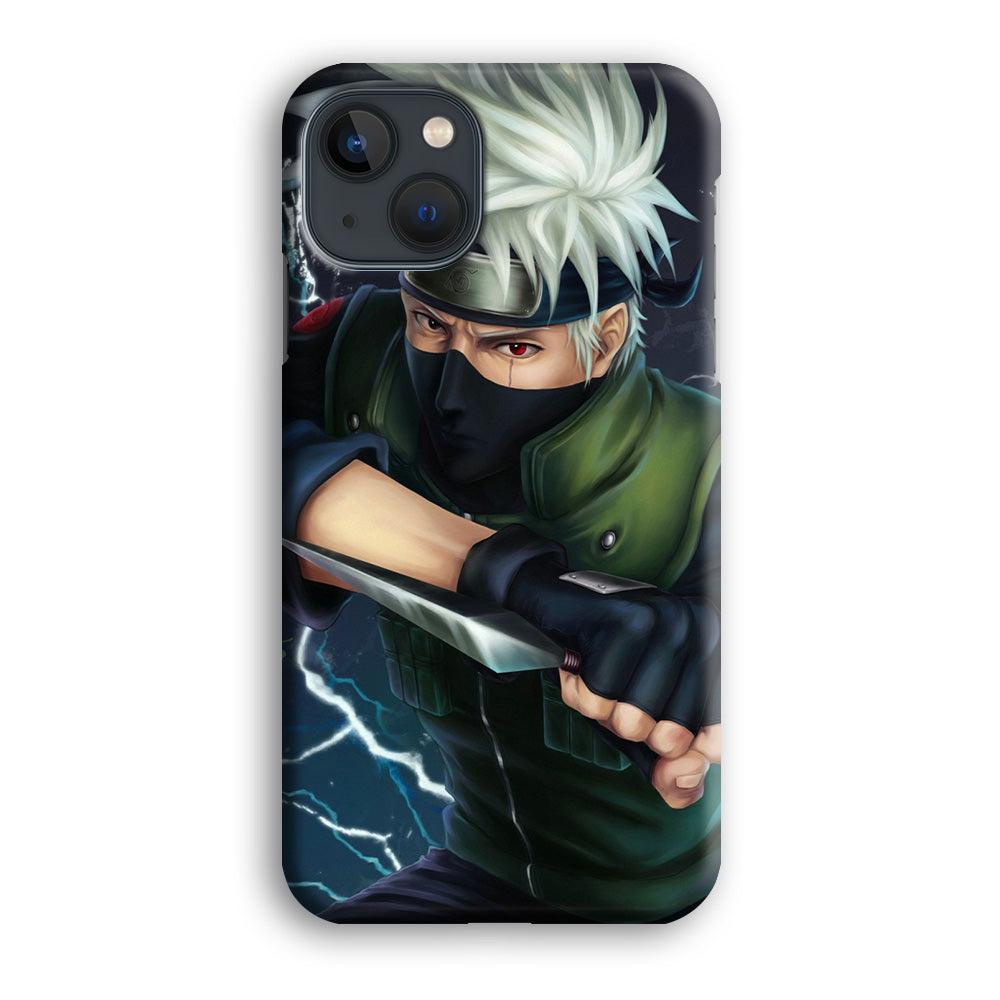 Naruto - Kakashi Hatake iPhone 13 Mini Case-Plastic / Full Wrap (3D Case)-Xtracase