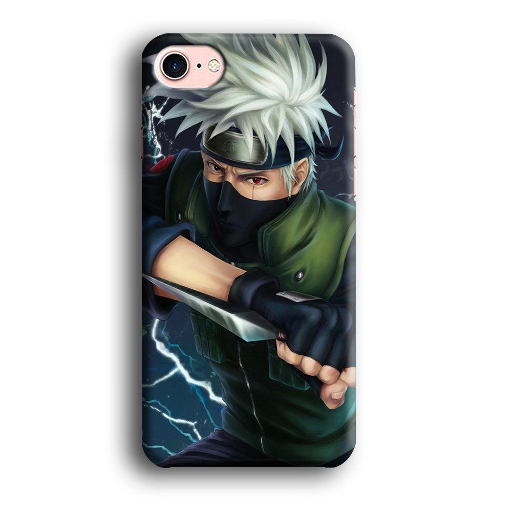 Naruto - Kakashi Hatake iPhone SE 2020 Case-Plastic / Full Wrap (3D Case)-Xtracase