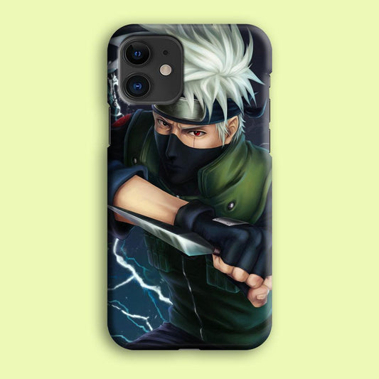 Naruto - Kakashi Hatake iPhone 12 Case-Plastic / Full Wrap (3D Case)-Xtracase