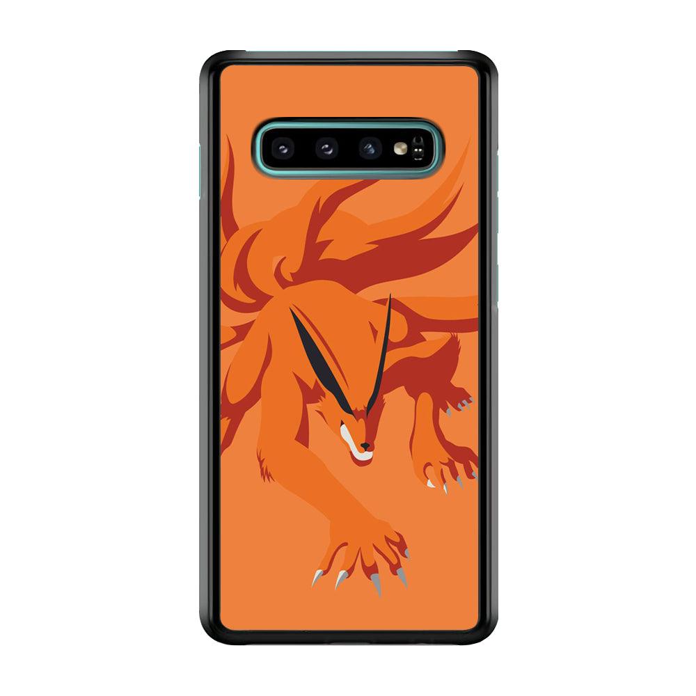 Naruto - Kurama 002 Samsung Galaxy S10 Case-Plastic / Full Wrap (3D Case)-Xtracase